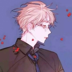 动漫情头一男一女高冷分开高清图片