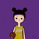 篮球一男一女湖人23号24号情头图片