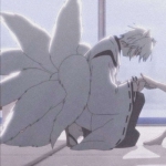 qq高清动漫超甜的超好看情头一人一半图片