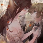 2024高清唯美的qq情侣双人动漫情头图片