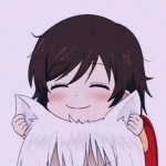 可爱动漫情头一左一右一对高清图片