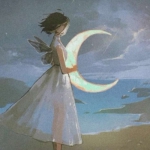 超仙一男一女天使漫画意境情头图片