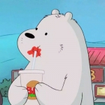 可爱动漫熊一左一右情头图片