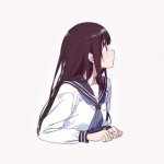 简单清新高清一男一女卡通动漫情头图片