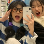 闺蜜超级可爱二人真人头像图片