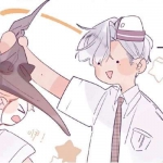 微信高清可爱超甜一左一右动漫情头图片