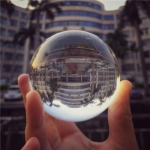微信圆形玻璃水晶球头像图片