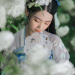 清新古风相思女头图片